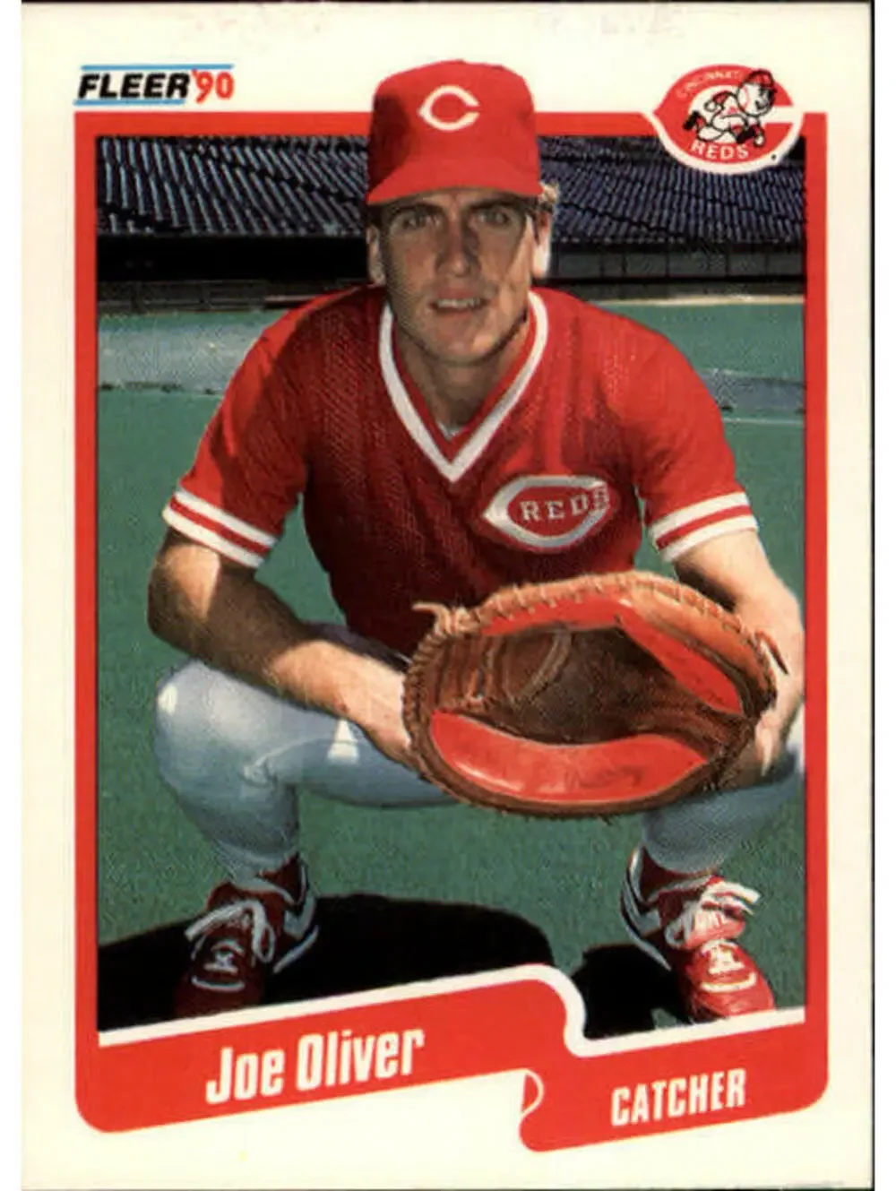 1990 Joe Oliver Fleer Baseball Card #426